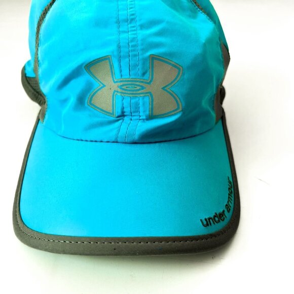 Under Armour Blue Moisture Wicking Mesh Running Hat - Picture 1 of 9